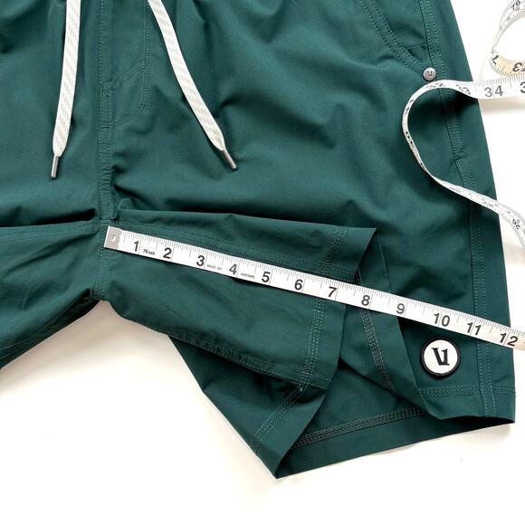 Vuori Men's Dark Green Athletic Shorts - Picture 12 of 13